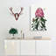 Butterfly and Rhododendrons by R.J. Thornton - Wrapped Canvas-55362083