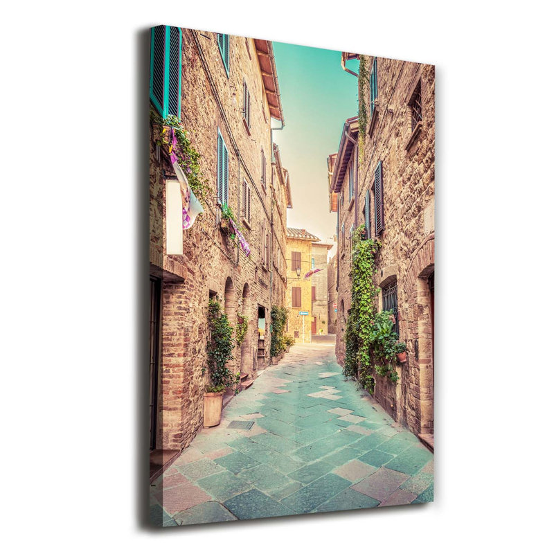 Italian Streets - Wrapped Canvas Print