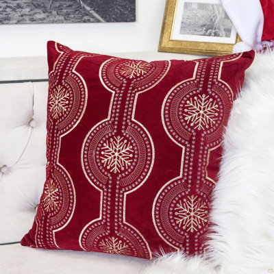 Ensemble de 2 coussins décoratifs en velours 20 x 20
