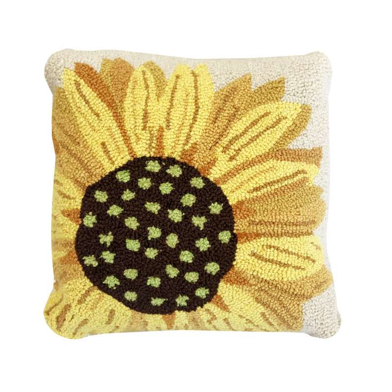 Coussin tournesol