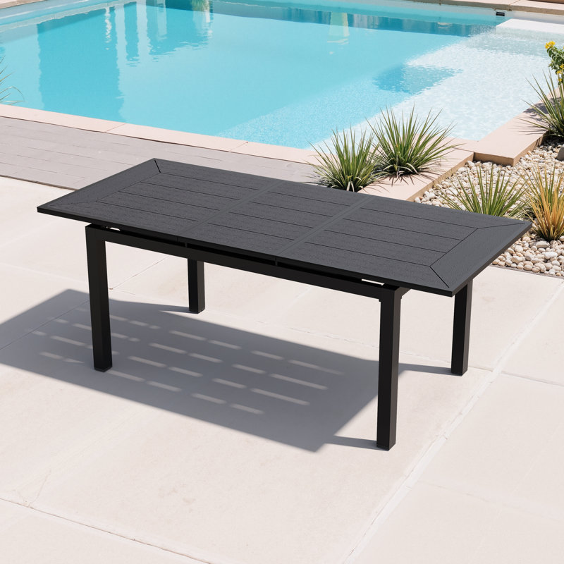 Table de salle à manger extensible L 82,8 po x l 33,7 po