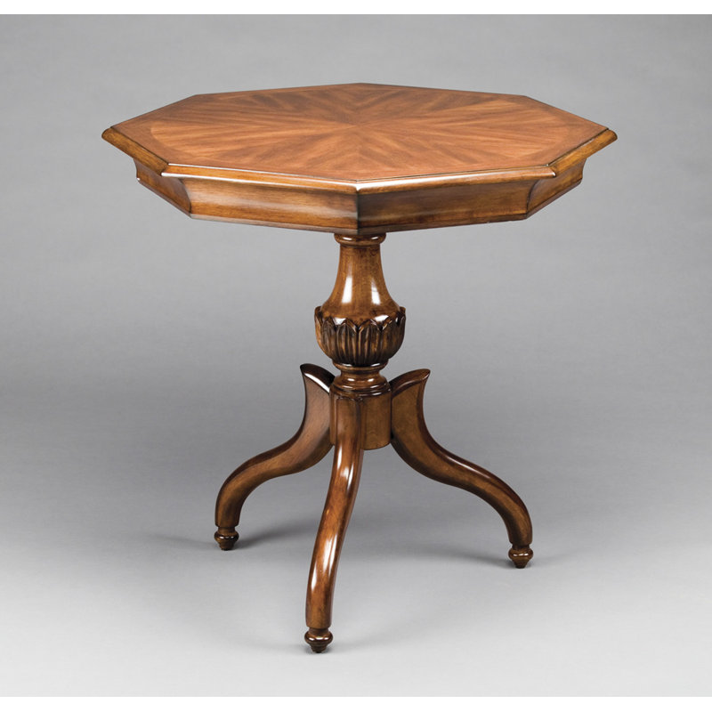 Solid Wood Top End Table
