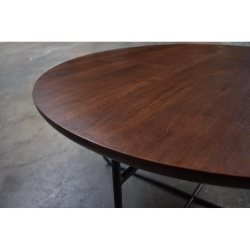 Round Coffee Table, Classic Walnut
