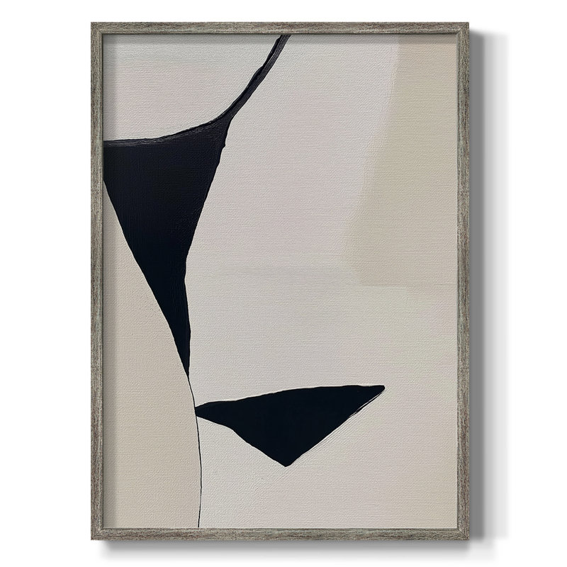 Série ABSTRACT DCXLIV, reproduction encadrée - bois massif, H 30 po x l 24 po