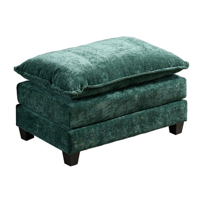 Canapé-lit Cloud seulement, canapé modulaire moderne, pour chambre à coucher et appartement, coussin de siège rembourré à double couche confortable, tissu chenille respirant, vert