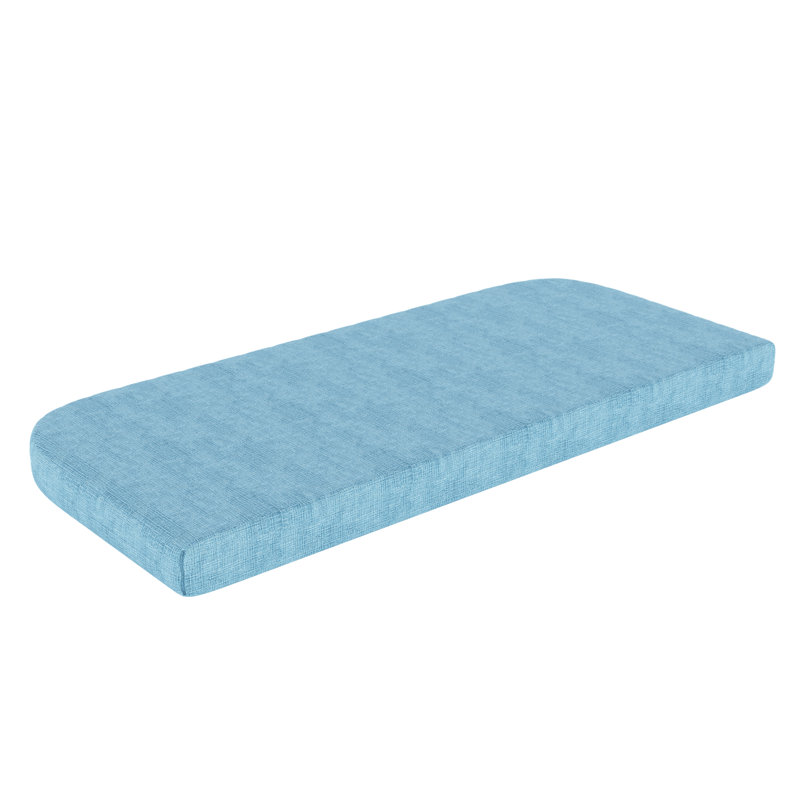 Sunbrella® Outdoor 3'' Bench Cushion, Cast Horizon Sunbrella® Plainweave