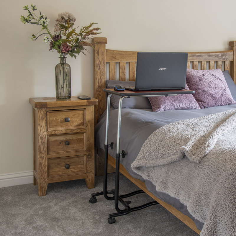 Wheeled Overbed Laptop Table