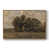 Toile naturelle avec cadre flottant