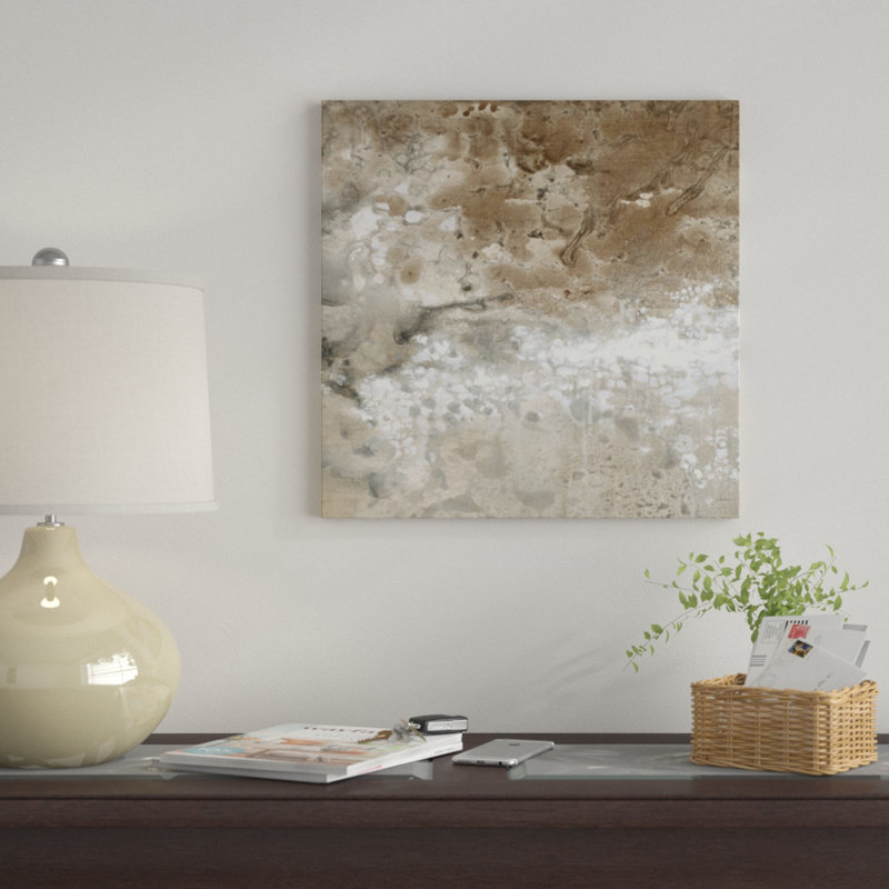 «Earthen II», reproduction sur toile, H 12 po x l 12 po x P 0,75 po, Pas de tapis, Toile tendue
