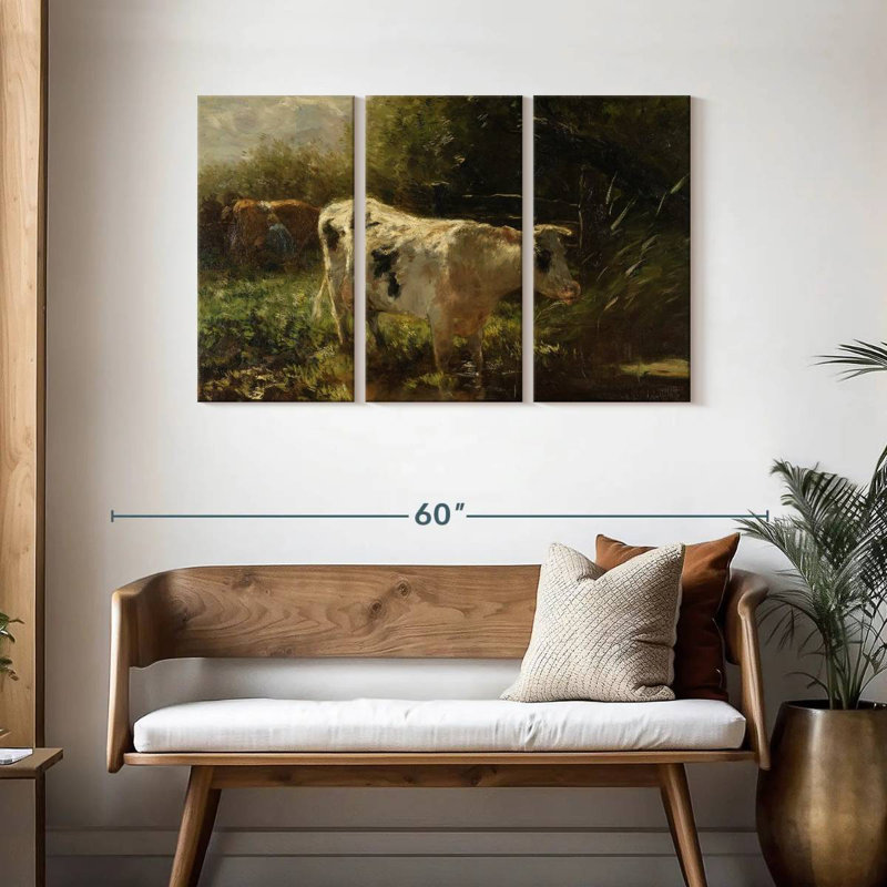 Brampt Simple Cow, 28" H x 45" W