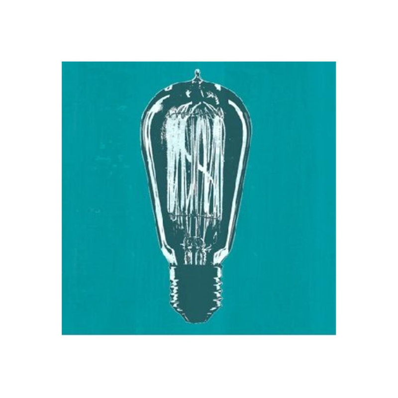 «Bright Idea I» par Sofia Fox - Peinture, Extérieur, H 24 po x l 24 po