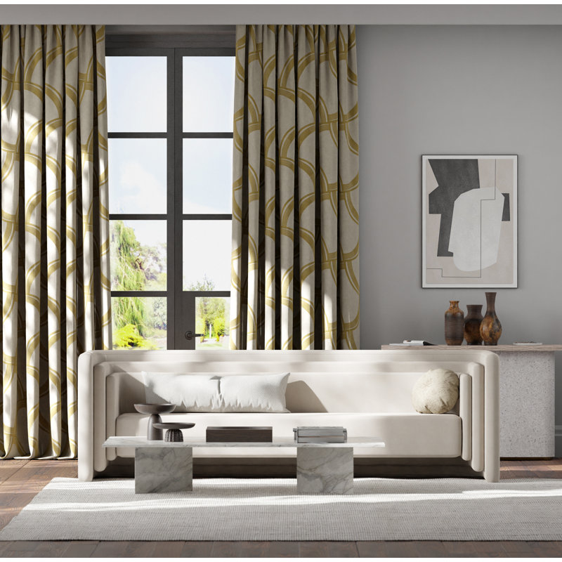 Cognate Fabric, Dijon/Shiitake