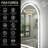 Wayfair Basics® UL Certified LED Anti-Fog Tempered Glass Arch Bathroom/Vanity Mirror -111997563