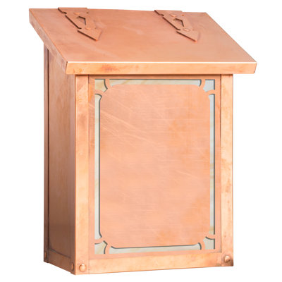 Monarch Metal Wall Mounted Mailbox