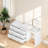 Thorn Makeup Vanity with Flip-Top Mirror, LED Lights & Drawers-148522209