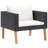 Dayamin 4 Piece Lounge Chair with Cushions-2018368632-2018368633