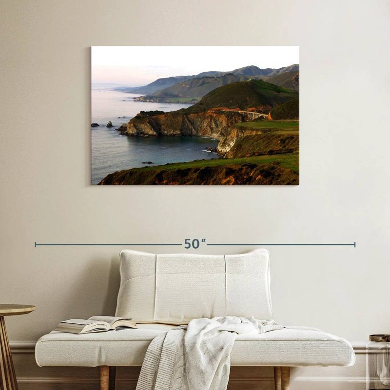 Gillard Big Sur Cliffs, 26" H x 39" W