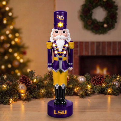 Casse-noisette lumineux DEL sous licence officielle Collegiate, 30 cm de hauteur