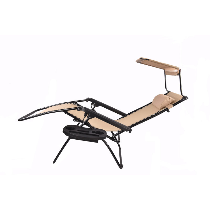 Fauteuil inclinable zéro gravité Mir, Noir / brun clair