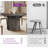 Cartlin 47" Round Kitchen Dining Table