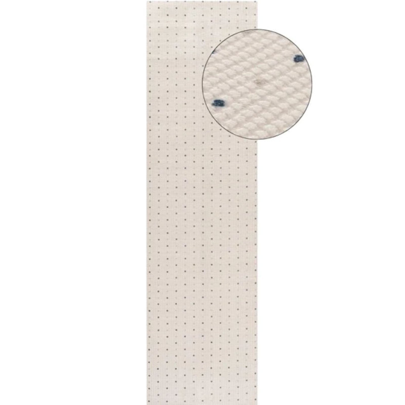 Carmel Modern Dots Cream/Navy Area Rug, Runner 80 x 300 cm