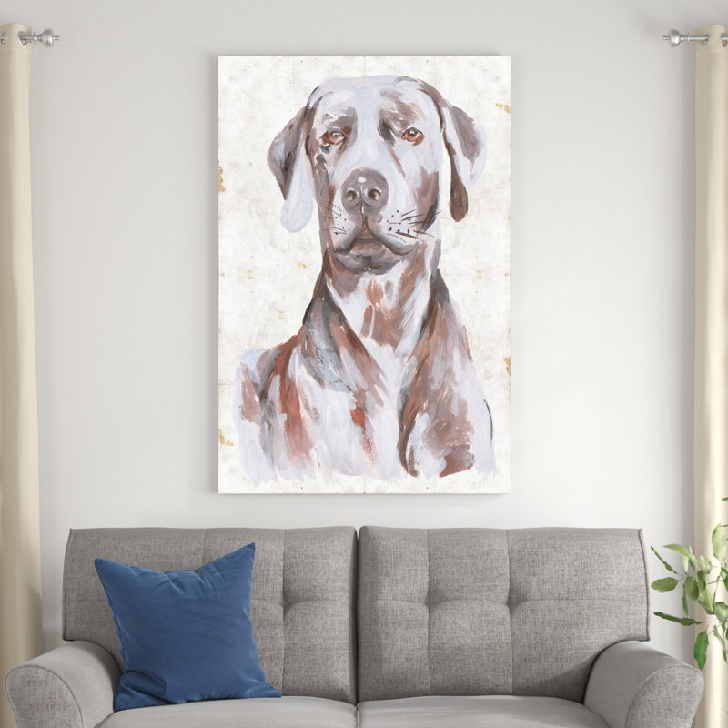 Chien assis I, H 48 po x l 32 po x P 1,25 po