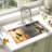 Single Bowl Stainless Steel Undermount Kitchen Sink-88841532