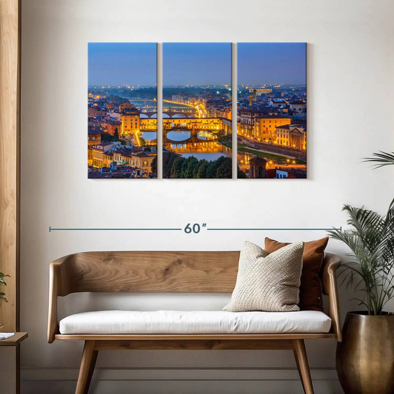 Sebbie Florence By Nightfall, 28" H x 45" W