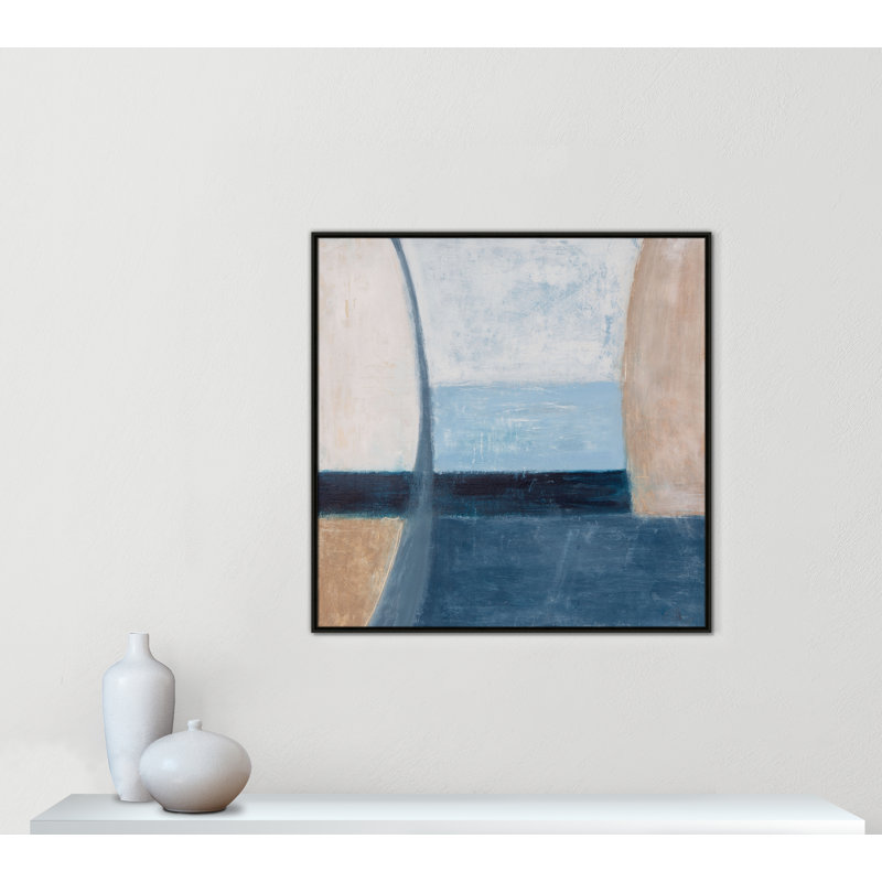 Beach Deco - Square Version Print par Casa Fine Arts, Espresso, H 41,5 po x l 41,5 po