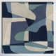 Gaye Handmade Wool Teal/Navy/Beige Rug
