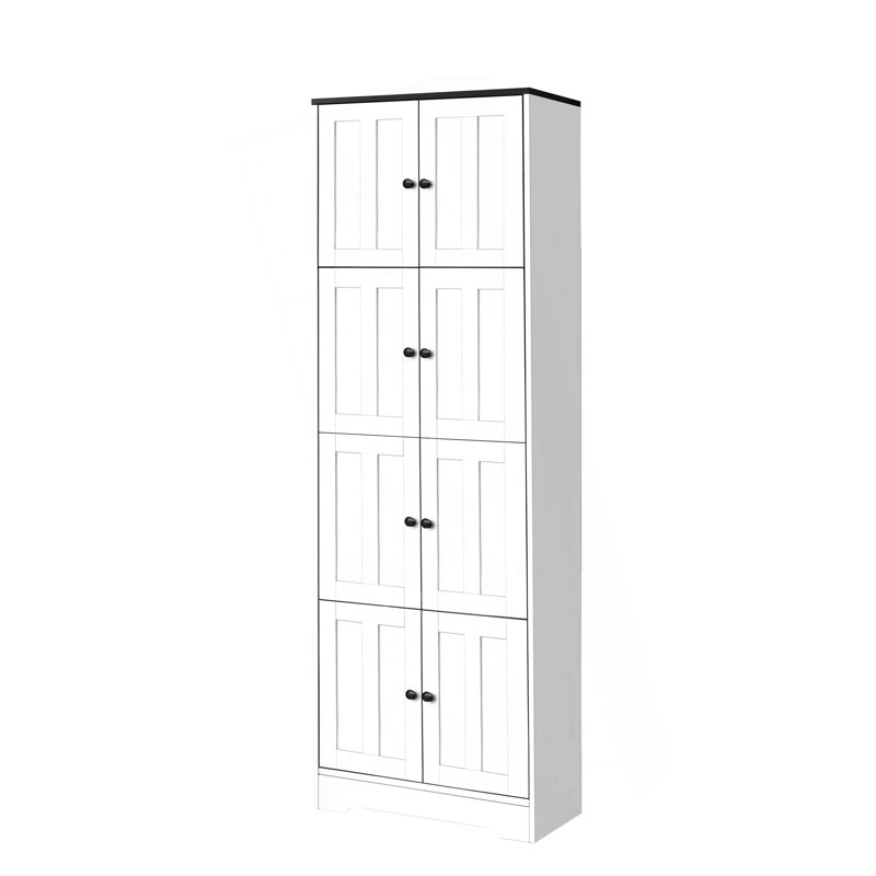 Grande armoire de rangement polyvalente avec de grands compartiments et des portes pour le rangement organisé