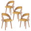 Upholstered Side Chairs with Padded Back-1037063633