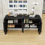 Wood Console Table with 4 Doors and Adjustable Shelves-462593662