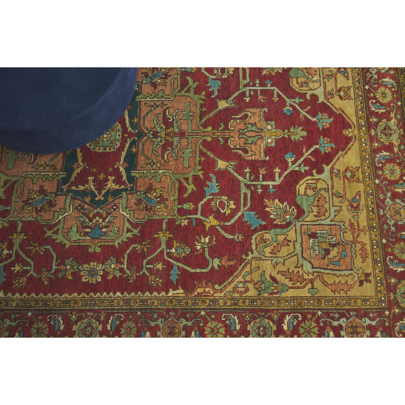 Antique Weave Serapi Wool Oriental Area Rug, Rectangle 15' x 20'