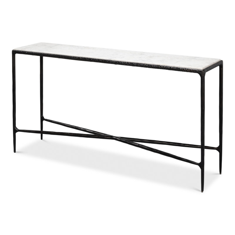 Dakor 58'' Marble Top Console Table
