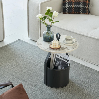 Pontius Stone Top End Table