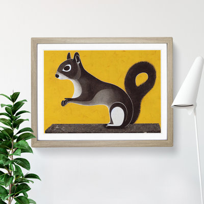 Squirrel Abstract - Single Picture Frame Print