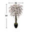 6.5' Faux Cherry Blossom Tree in Fiberstone Pot