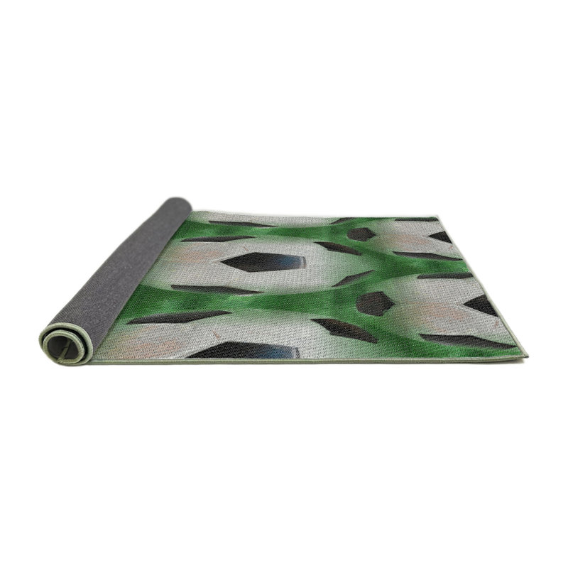 Tapis gris, Rond 8 pi