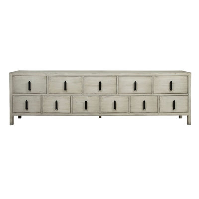 Bismark 114" Wide Drawer Bank, White by Furniture Classics