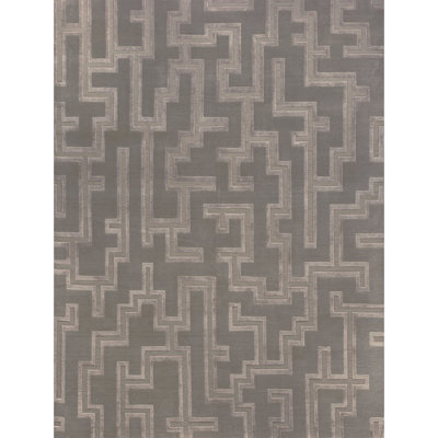 Geometric Area Rug in Cloud/Gray/Ivory