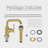 Single-Handle Bathroom Faucet with Drain Assembly