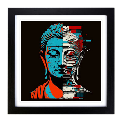 Buddha Constructivism - Framed Print