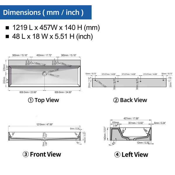 Dimensions du produit