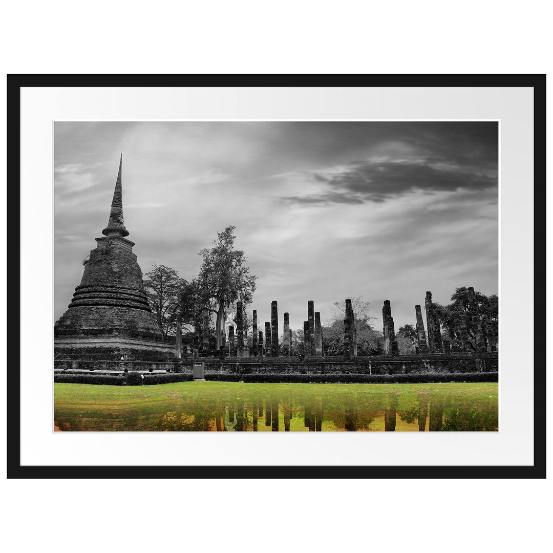 Gerahmtes Poster Atemberaubender Buddha Tempel