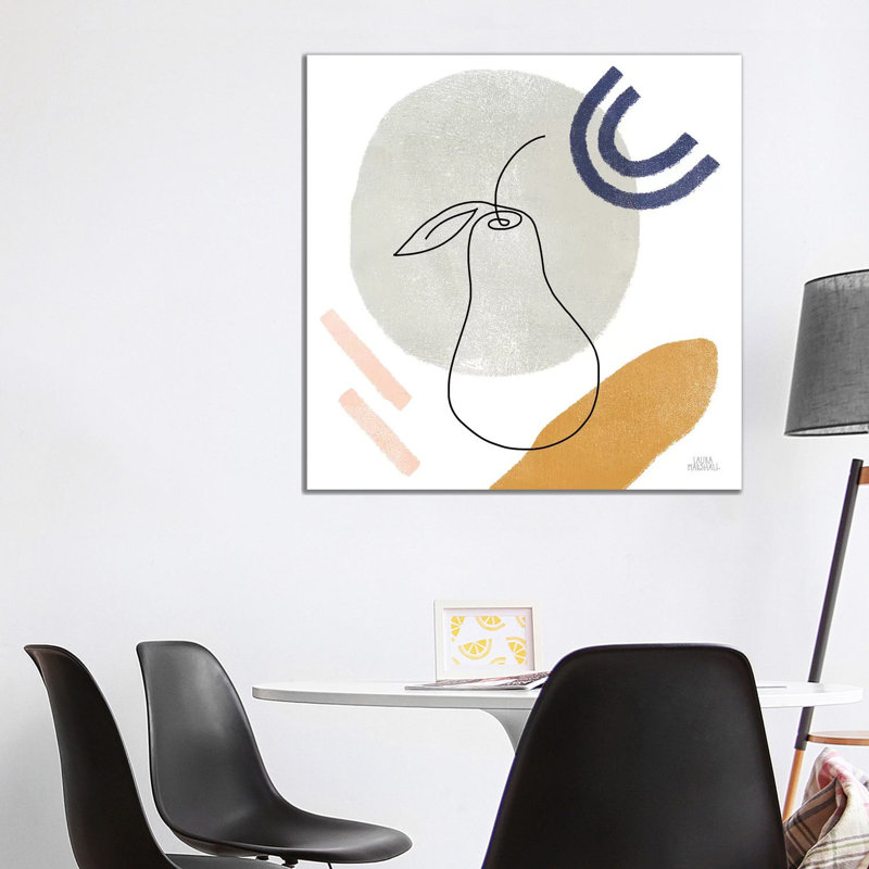 Kitchen Table III by Laura Marshall - Wrapped Canvas Graphic Art, 48" H x 48" W x 1.5" D