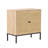 Set Of 2 Console Table, Side Table With Rattan Door
