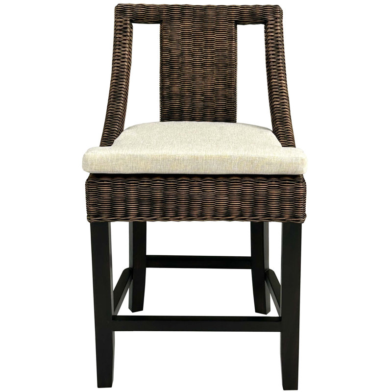 Tabouret de comptoir Saona brun antique Kubu, Tabouret de comptoir (siège d'une hauteur de 24,5