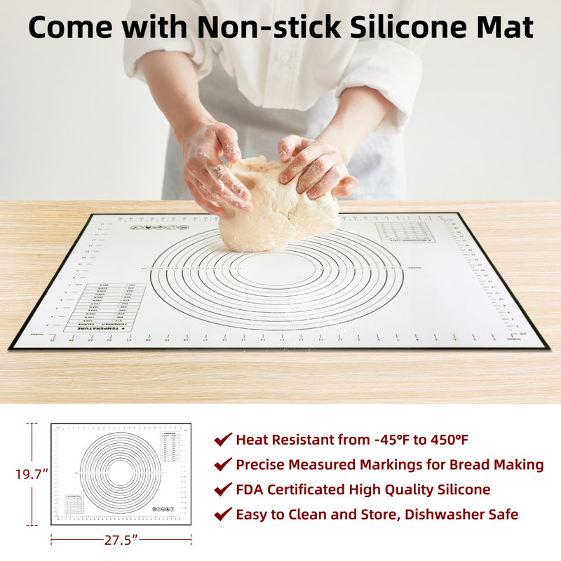 Four à pain avec tapis de cuisson en silicone