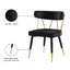 Chaise d'appoint en velours Jeudi-1631554374